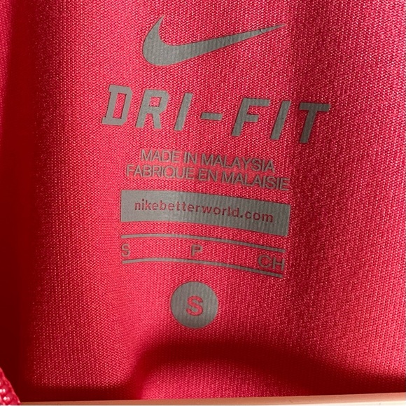 Nike Element Womens 1/4 Zip Pullover Sz S Pink Dri-Fit Mock Collar Thumb Holes - Picture 7 of 9